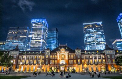 東京駅丸の内駅舎夜景 | 絶景事典